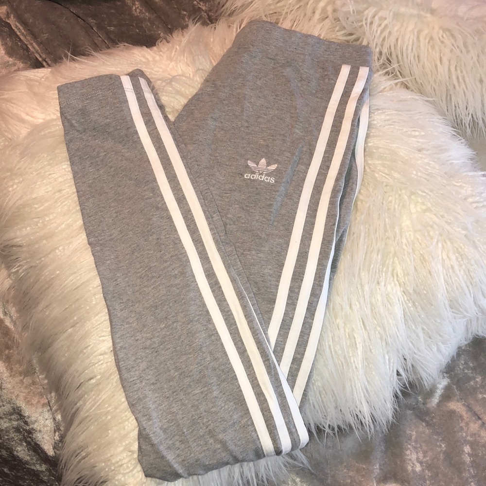 Adidas Grey Leggings Size Small